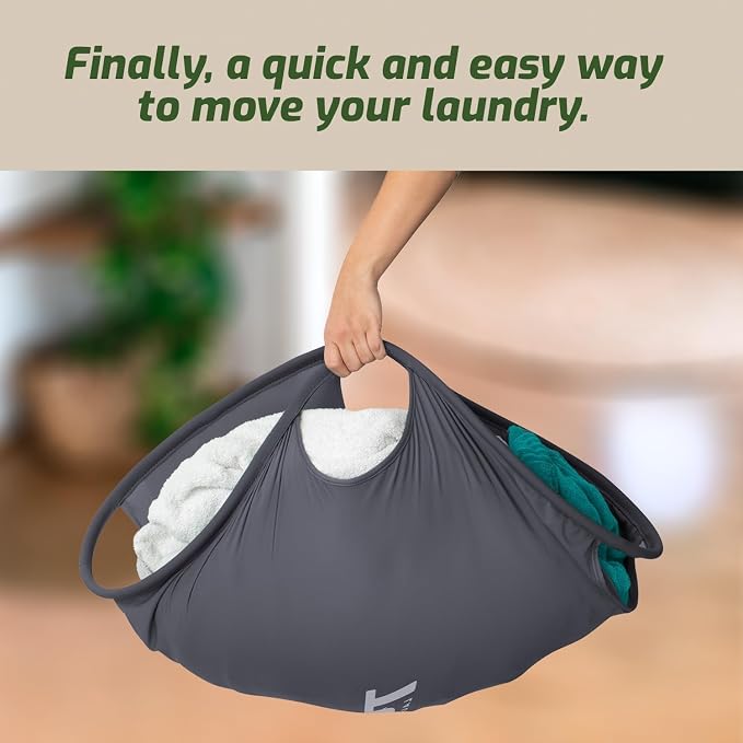 Laundry Turtle Collapsible Laundry Basket | Foldable Laundry Hamper & - Image 3