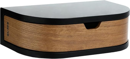 10.4Inch Floating Nightstand, Wall Mounted Bedside Shelf, Handmade Bedroom by Unknown
