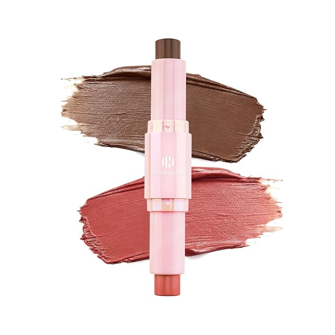 Color Nymph Blush Contour Stick, Double-end Cream Blush & Contour Makeup Stick - Image 9