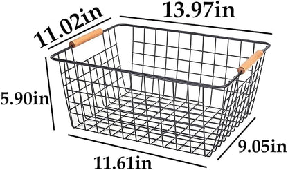 LeleCAT Large black wire baskets - Image 2