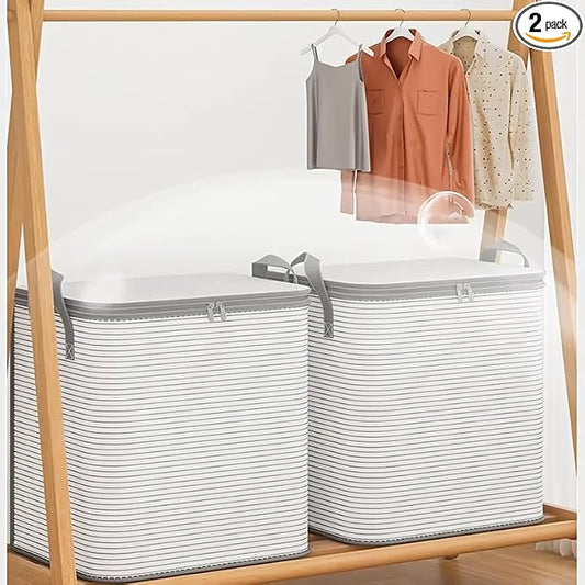 2 Pack Large Foldable Laundry Basket by Unknown