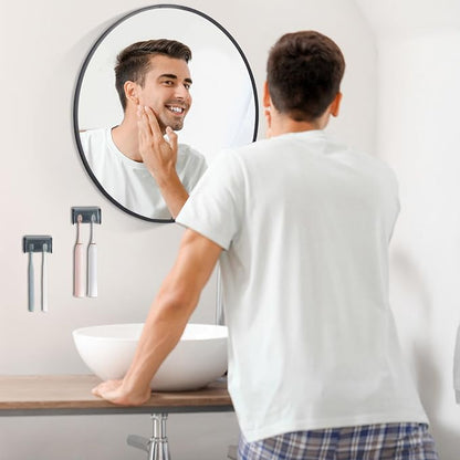 2 PCS Wall-Mounted Toothbrush Holder - Image 2