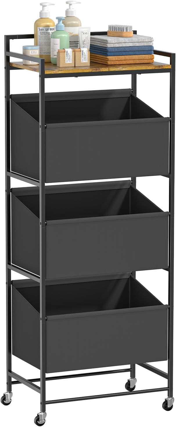 3-Tier Laundry Hamper Sorter by Unknown