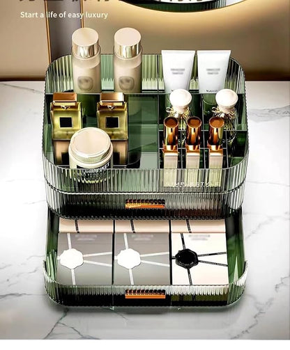 MIUOPUR Makeup Organizer with Stackable Drawers, Bathroom Vanity Organizers and - Image 4