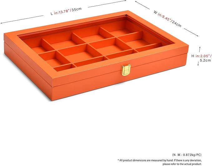 Oirlv Premium Leather Jewelry Organizer Tray - Image 5