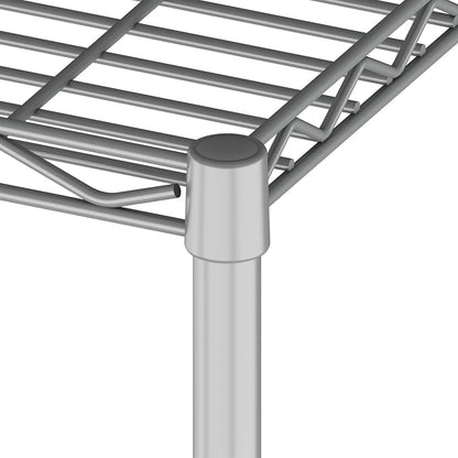 HOMEFORT 6-Tier Wire Shelving, 6 Shelves Unit Metal Storage Rack, Closet Shelves - Image 9