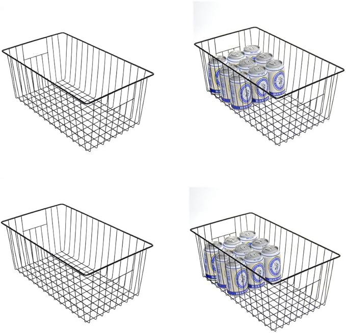 16inch Upright Freezer Organizer Baskets by Y.Z.Bros