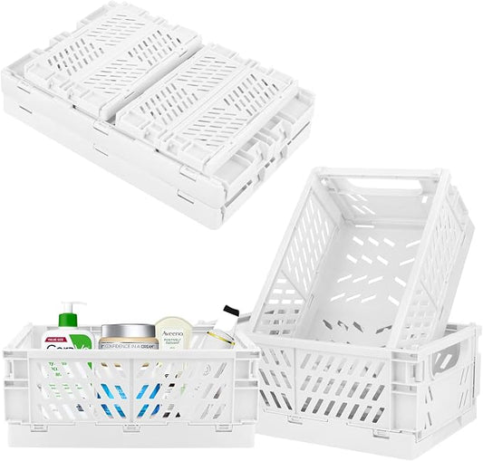 Plastic Storage Baskets for Desk Organizing, Office Drawer Organizer, 2 by Weraher