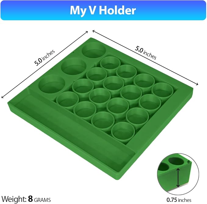 Vial Holder for Refrigerator Use | Home Vial Organizer Tray for Peptide– - Image 2