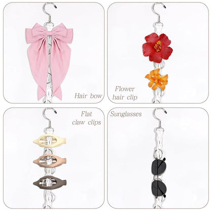 SNOWSTAR Macrame Hair Claw Clip Organizer - Image 3