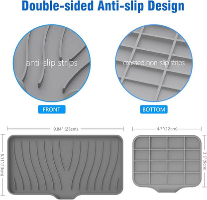 3-Pack Silicone Soap Dish, Sponge Holder - Image 6
