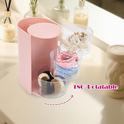 Hair Accessory Organizer, hair brush organizer, 3-Layer Clear Hair Accessories - Image 7