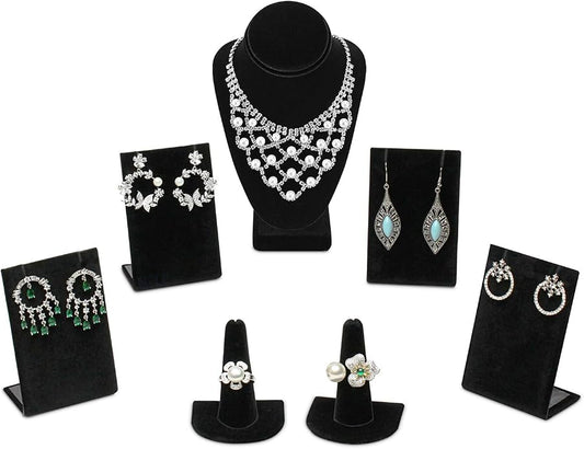 MOOCA Jewelry Display Set, Necklace Display Bust, Earring Organizer, Ring by Mooca