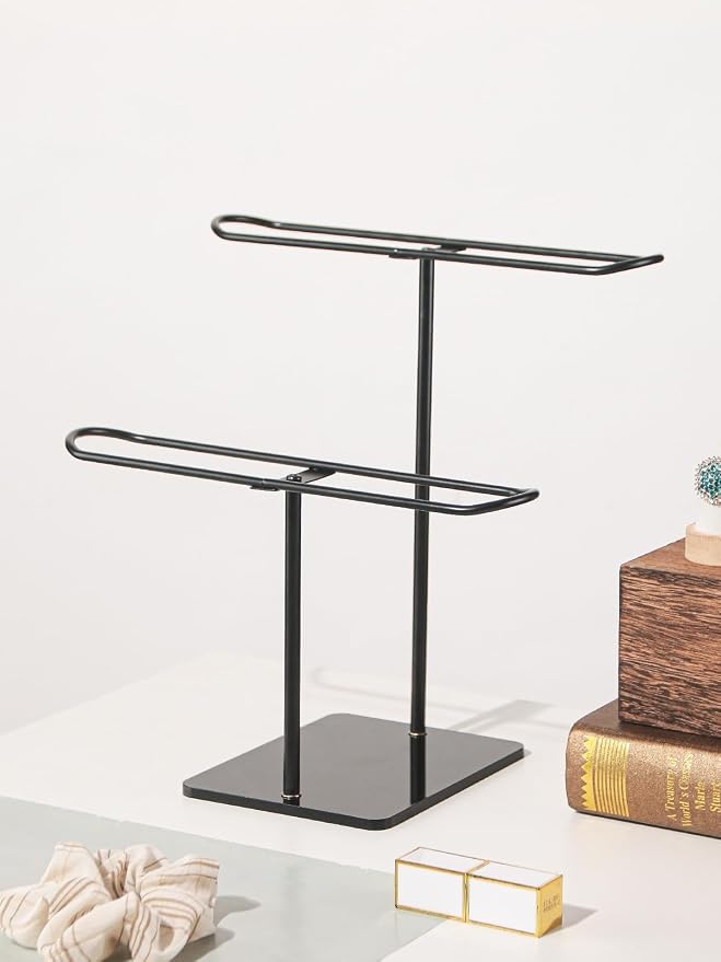 2 Tier Headband Holder, Metal Hair Band Organizer, Ear Diplay Stand, Hair - Image 5
