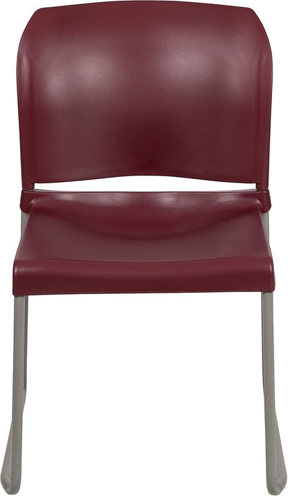 Flash Furniture HERCULES Series 880 lb. Capacity Burgundy Full Back Contoured - Image 9