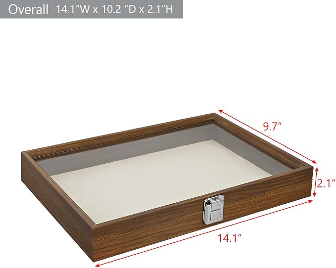 MOOCA Jewelry Display Case, Display Case Accessories Storage Box - Image 2