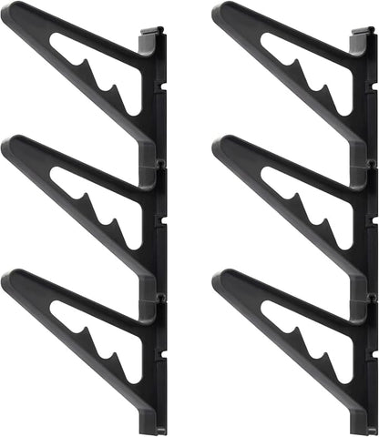 Poskad Snowboard Wall Mount Rack, Adjustable Storage Layers Space Saving Design - Image 3