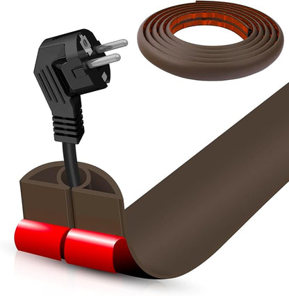 Floor Cord Cover Cable Cavity Self Adhesive Cord Hider Floor 10FT Floor Cable by DBHXXMB-HH