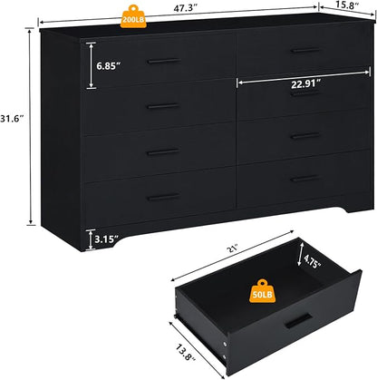 LIDYUK Dresser for Bedroom, Wood Dresser - Image 2