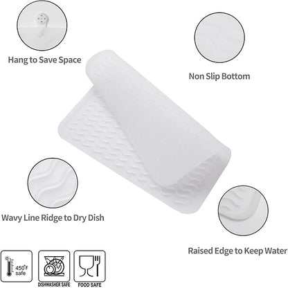 Silicone Dish Drying Mat for Multiple Usage, Easy clean, Eco-friendly, - Image 4