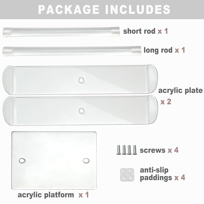 Bigfety Acrylic Headband Holder, Hair Accessories Organizer Clear Stand - Image 5
