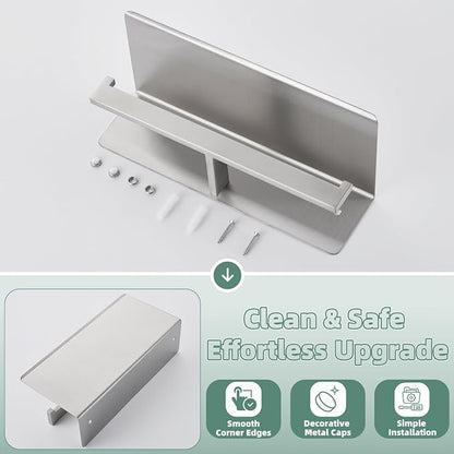 APLusee Double Toilet Paper Holder - Image 8