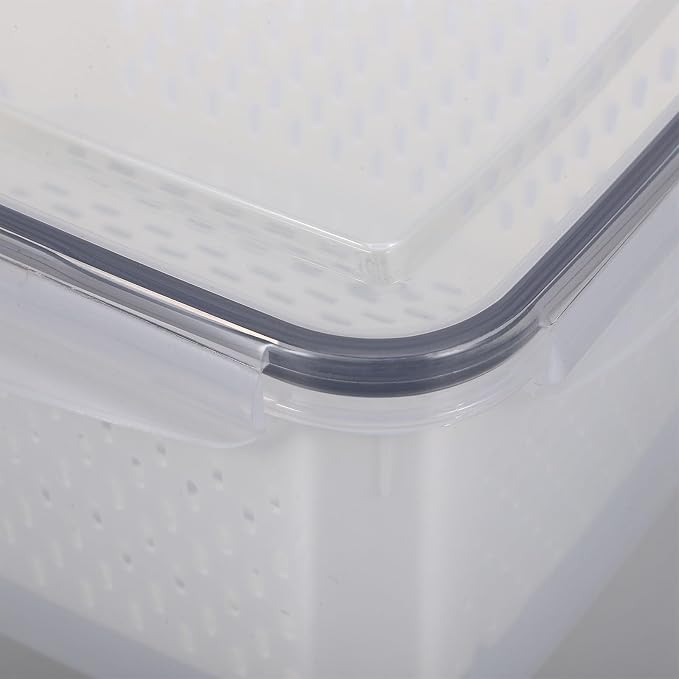 Stackable Refrigerator Organizer Bins Multipurpose Vegetable Fruit Storage - Image 8