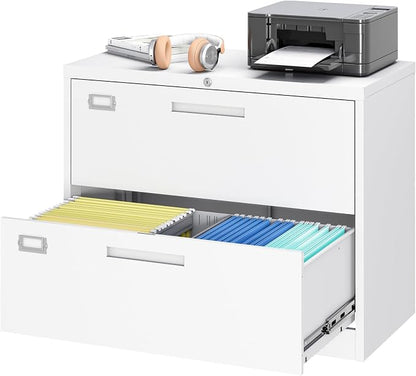 2 Drawer File Cabinet, Lateral Filing Cabinets by PEUKC