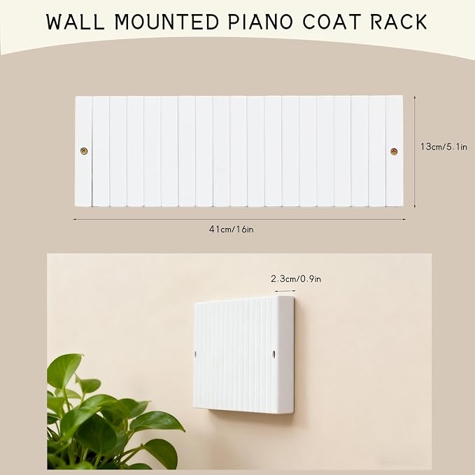 Coat & Hat Hooks Wall Mount - Image 5