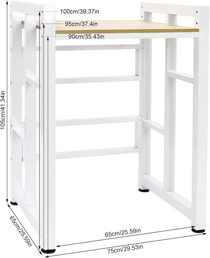 Washer Dryer Stacking Rack Stand, Heavy Duty Washer&Dryer Storage Shelves - Image 2
