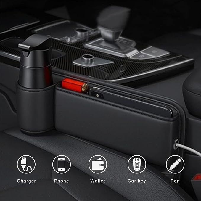 2-Pack car seat Gap Filler Organizer - Image 2