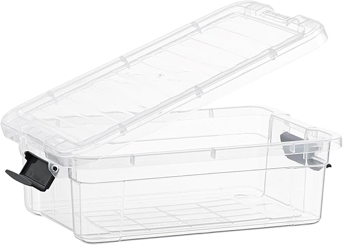 Superio 2.3 Qt Clear Plastic Storage Bin - Image 5