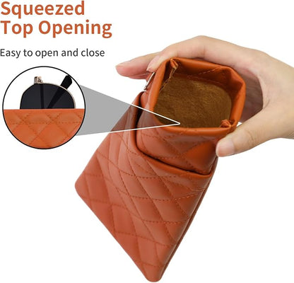 Double Eyeglass Case Soft Dual Glasses Case - Image 4