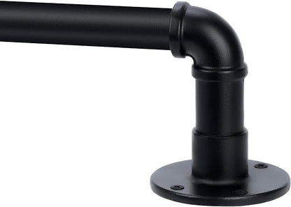 Industrial Curtain Rod Set by YAJUXIU