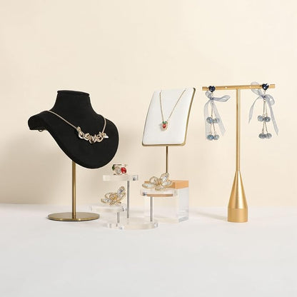 GemeShou White jewelry necklace display - Image 9