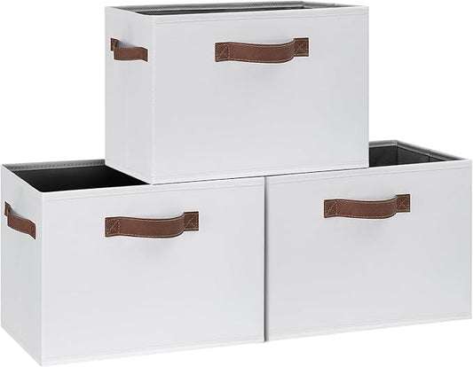 GhvyenntteS Large Fabric Storage Bins by GhvyenntteS