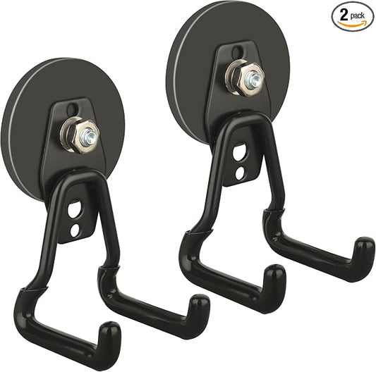 ULIBERMAGNET New Upgraded Large Magnetic Hooks, Strong Heavy Duty Magnet Hooks by ULIBERMAGNET