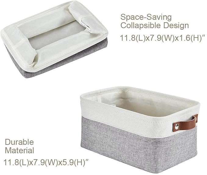 DECOMOMO Small Storage Basket, Closet Storage Bins, Baskets - Image 4