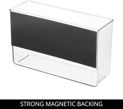 InterDesign iDesign Magnetic Large Clear Plastic Organizer Bins - Image 5