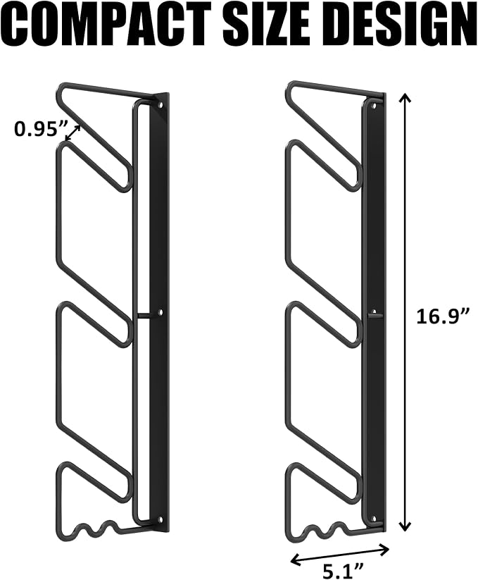 UNIREDPOWER Skateboard Storage Rack, Wall Mounted Organizer Shelf, Wall Display - Image 2