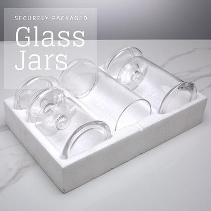 Set of 3 Glass Apothecary Jars - Image 6