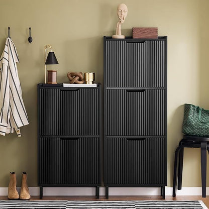 SoBuy Shoe Cabinet, Narrow Shoe Storage Organizer - Image 6
