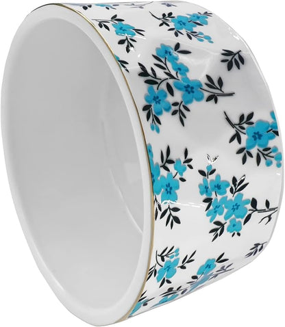 Paper Clip Holder Ceramic Paper Clip Holders Floral Paperclips Holder Dispenser - Image 3