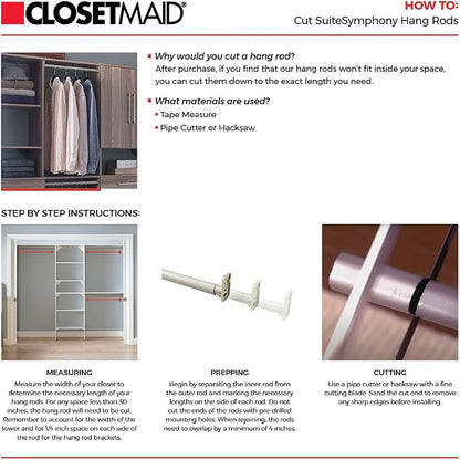 ClosetMaid 1951140 SuiteSymphony 16-Inch Closet Organizer - Image 6