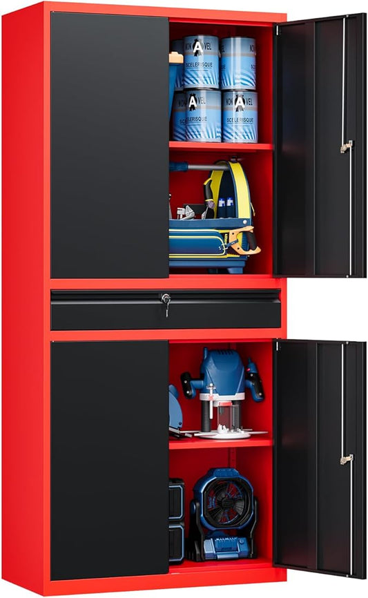 Yizosh Metal Garage Storage Cabinet by Yizosh