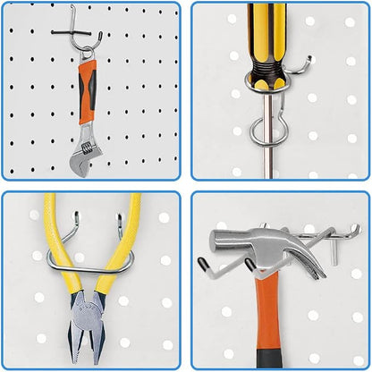 258PCS Pegboard Hooks, Pegboard Accessories Organizer Kit, Pegboard Set - Image 8