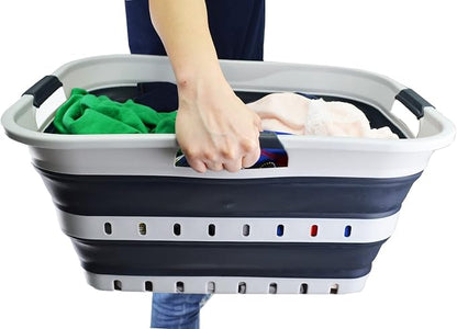SAMMART 42L Collapsible Plastic Laundry Basket - Image 7