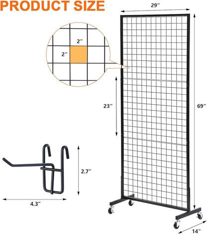 Eastern Tree Grid Wall Panels, Gridwall Panels Stand - Image 3