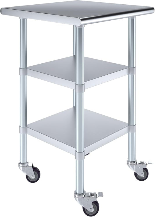 AmGood Stainless Steel Work Table by AmGood