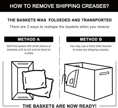 OIAHOMY 3 Pack Storage Basket for Organizing, toy organizers, Stylish Room Decor - Image 7